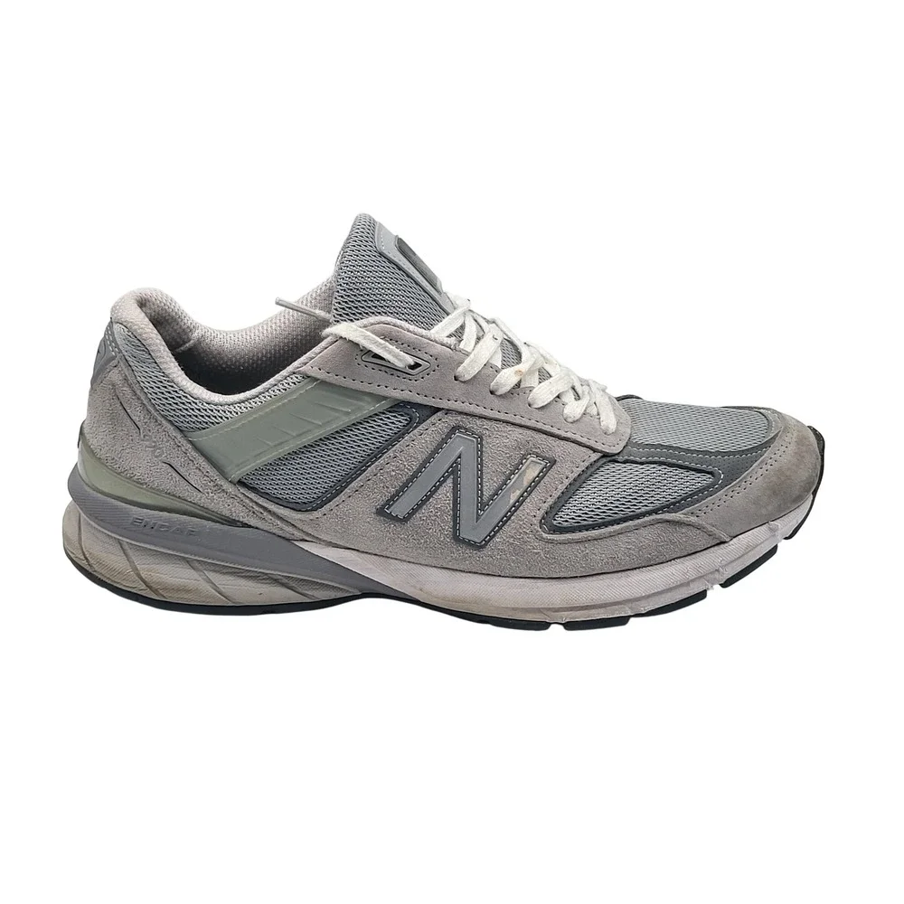 New Balance 990v5 Grey Mens Running Shoes Size‎ 11 M990GL5 Suede Sneakers USA